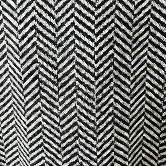 Calvin Klein grey black striped button pullover mock neck preppy sweater large - Picture 4 of 8